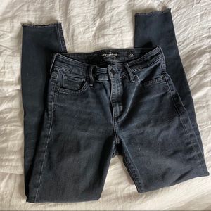 Lucky Brand Black Ankle Skinny Jean